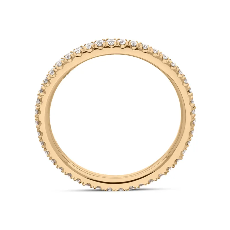 18ct Rose Gold Diamond Full Eternity Ring