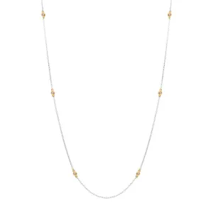 18ct White and Rose Gold Diamond Necklet D