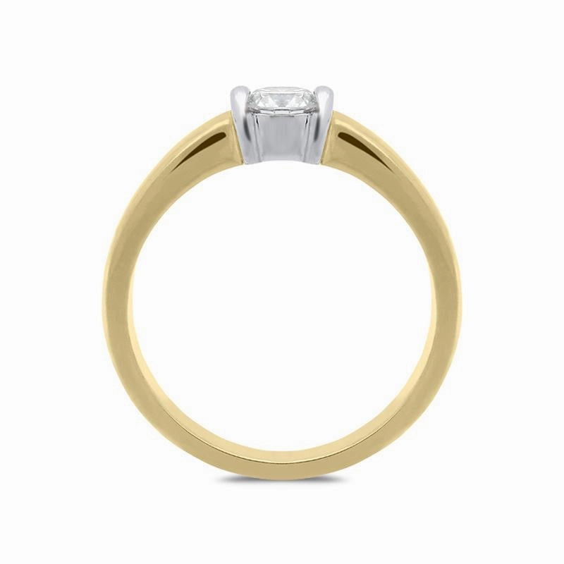 18ct Yellow Gold 0.35ct Diamond Solitaire Ring