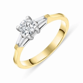 18ct Yellow Gold 0.57ct Diamond Ring