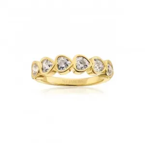 18k Gold Plated Amorino Ring SJ-R2494-CZ-YG