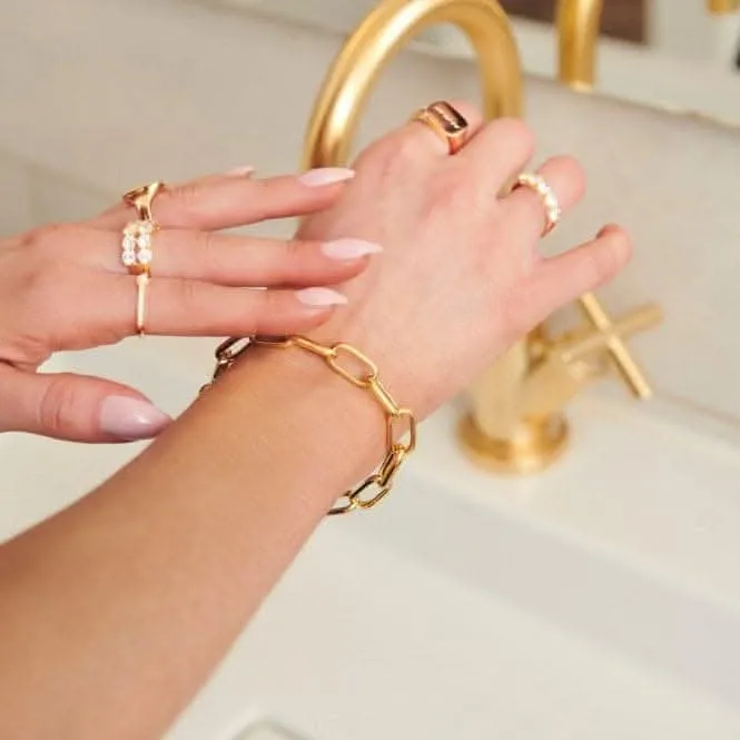 18k Gold Plated Capri Bracelet SJ-B62024-SG