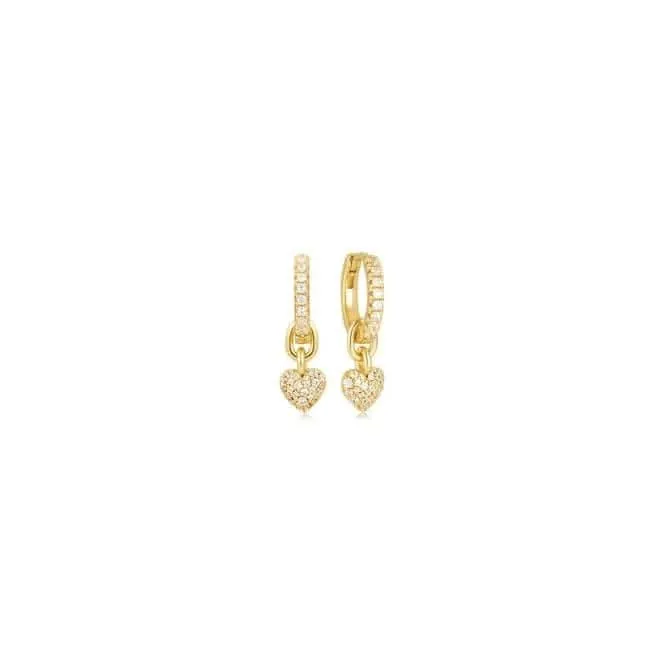 18k Gold Plated Caro Creolo Earrings SJ-E72352-CZ-YG