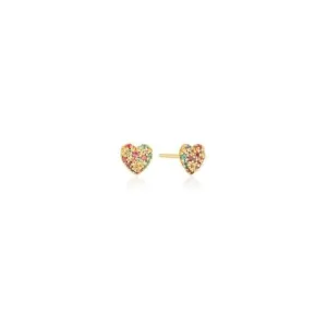 18k Gold Plated Caro Earrings SJ-E72350-XCZ-YG
