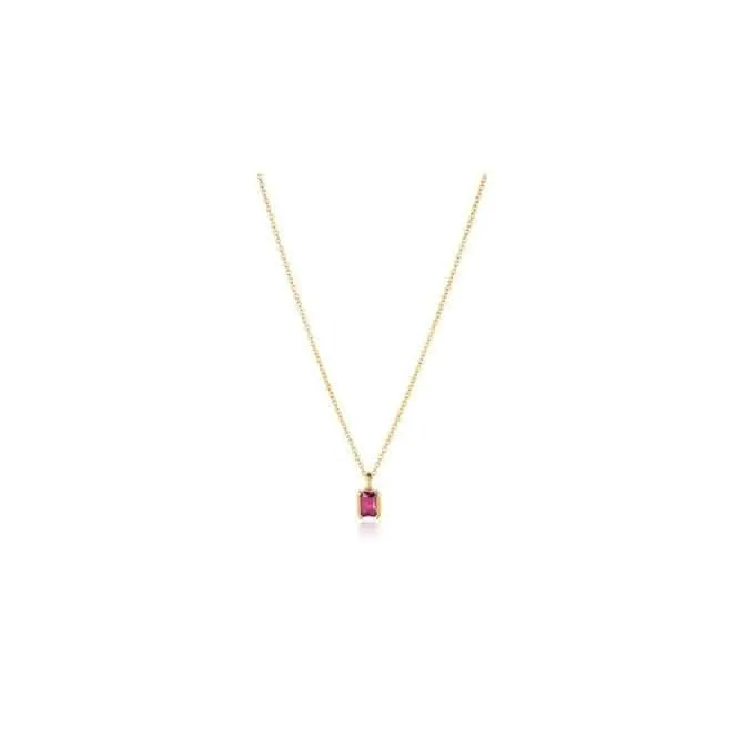 18k Gold Plated Roccanova Piccolo Necklace SJ-N42260-PKCZ-YG