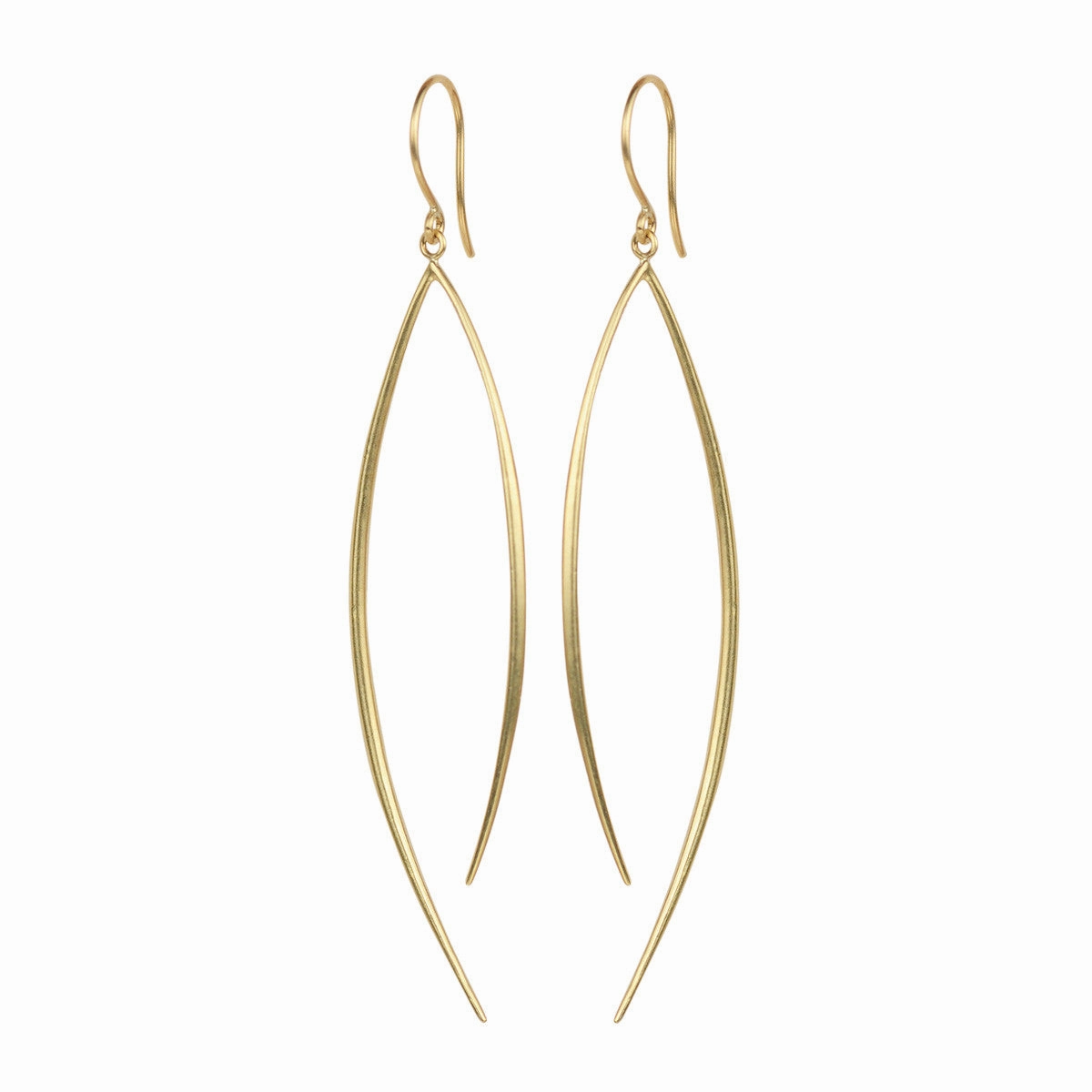 18K Gold Large O Earrings