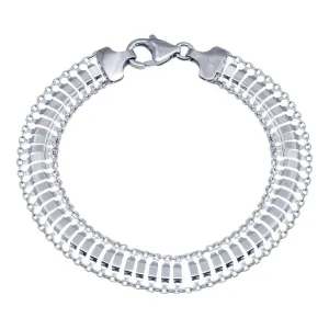 925 Sterling Silver Delicate Flexible Bracelet  - VGB20