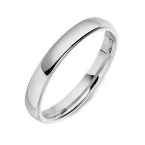 9ct White Gold 2.5mm Classic Wedding Ring