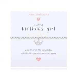 A Little Birthday Girl 10.5cm Stretch Bracelet C449