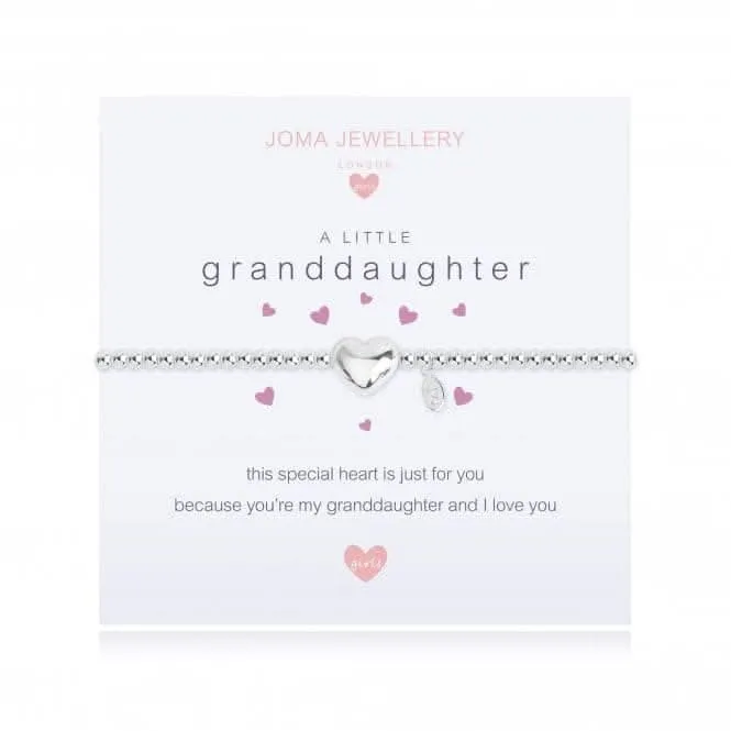 A Little Granddaughter Silver Bracelet C395