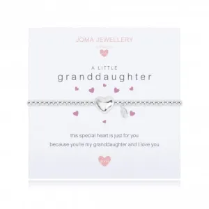 A Little Granddaughter Silver Bracelet C395