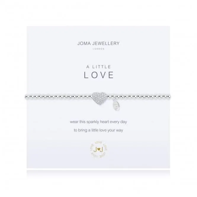 A Little Love Pave Heart Bracelet 852