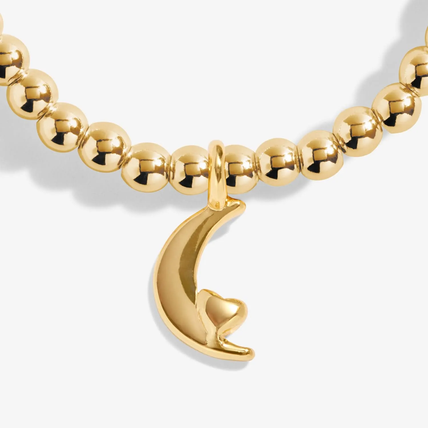 A Little Love You To the Moon & Back Gold Plated Bracelet 8212