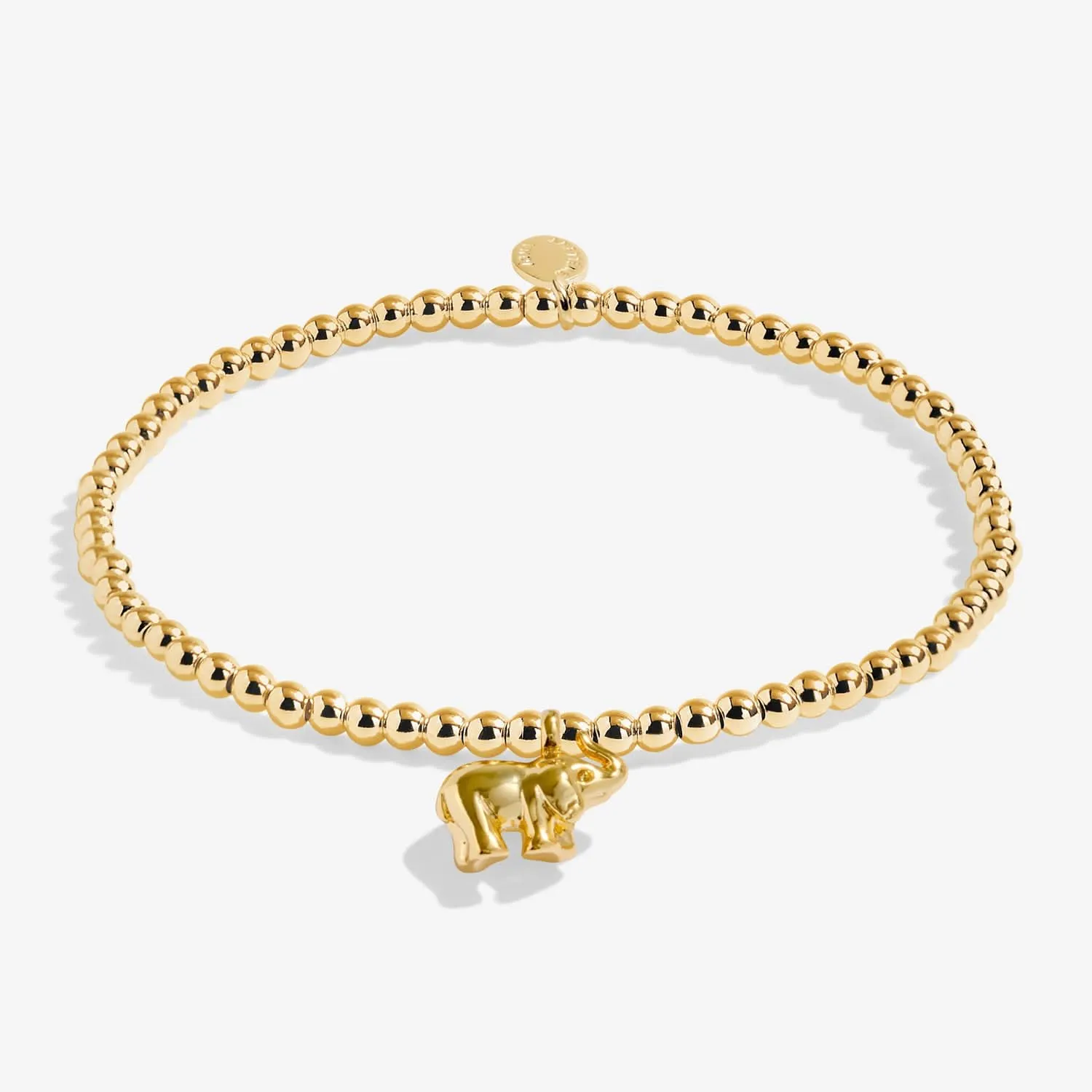 A Little Lucky Elephant Gold Plated Bracelet 8219