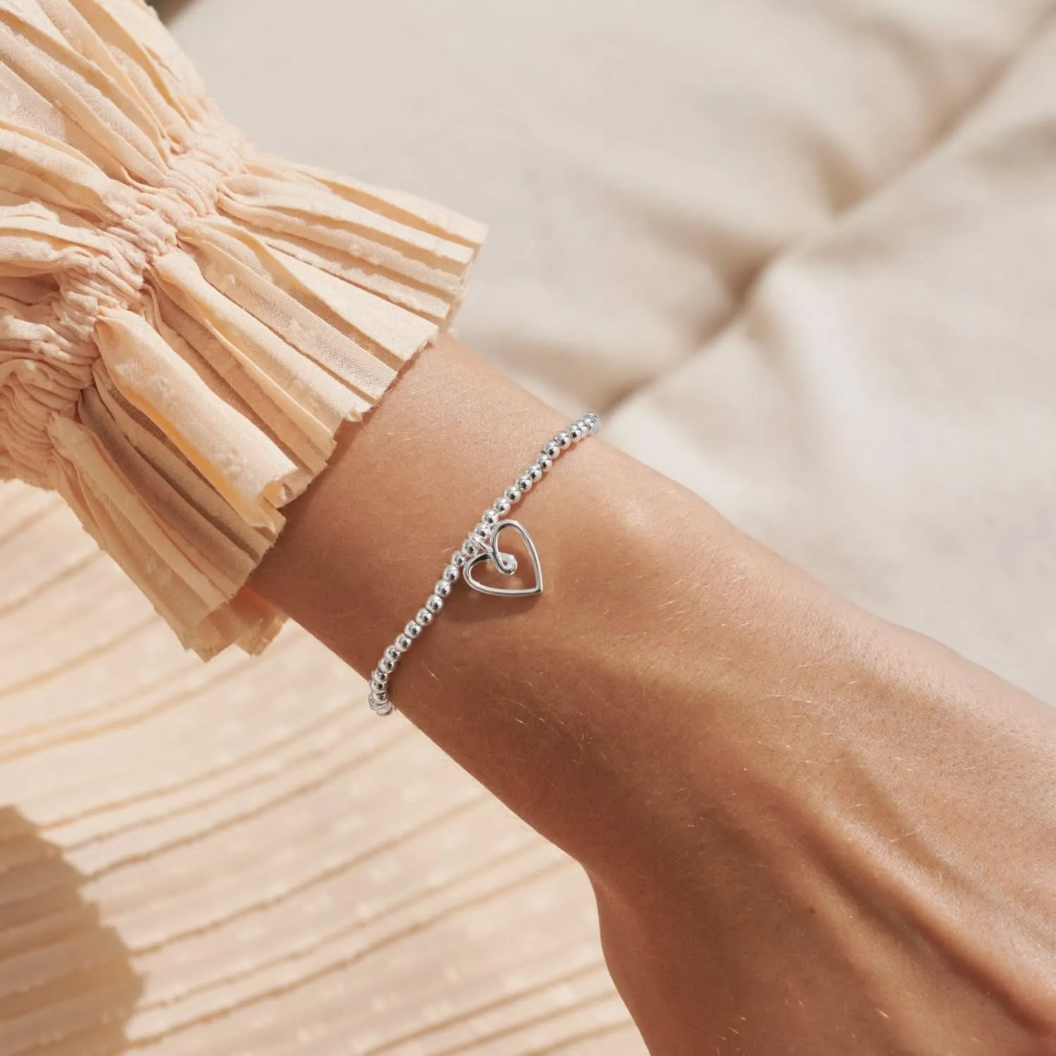 A Little Lucky To Have A Sister Like You Silver Plated Bracelet 8163