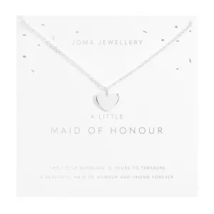 A Little Maid Of Honour Silver Plated 46cm   5cm Necklace 6827