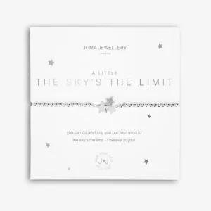 A Little The Sky's The Limit Silver 17.5cm Stretch Bracelet 5214