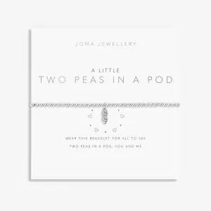 A Little Two Peas A Pod Silver Plated Bracelet 7397