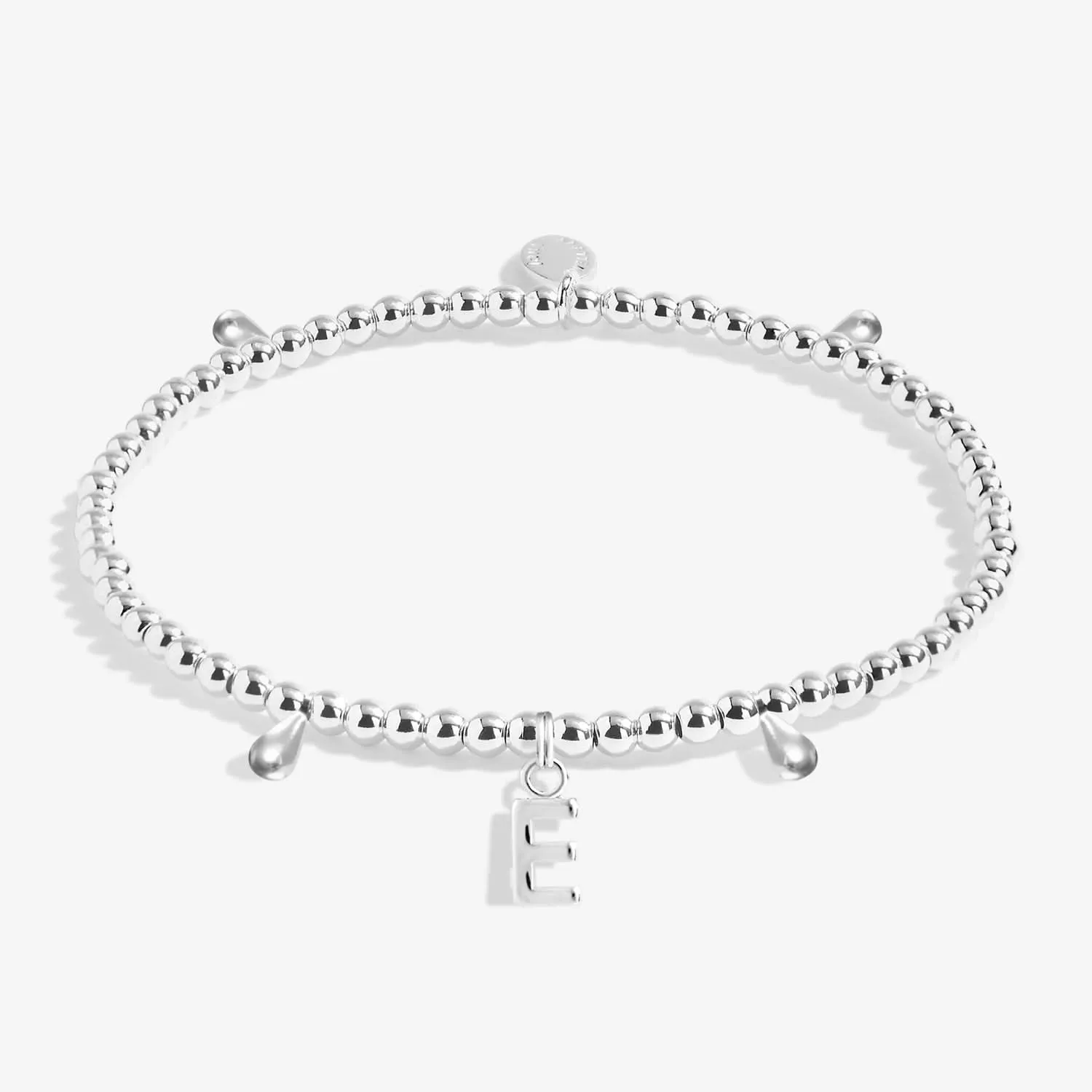 Alphabet A Little E Silver Plated Bracelet 7746