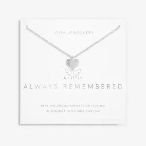 Always Remembered Silver 46cm   5cm Necklace 6111