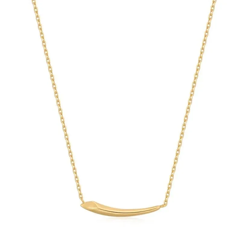 Ania Haie Gold Arrow Bar Necklace N049-01G