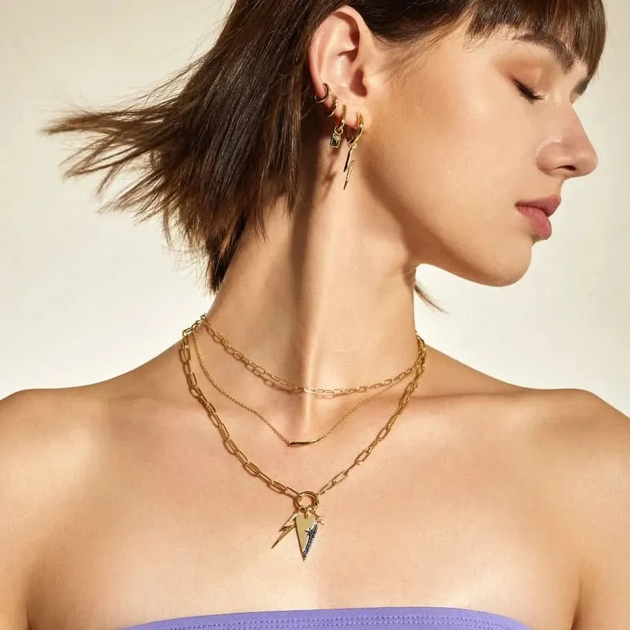 Ania Haie Gold Double Heart Charm NC048-38T