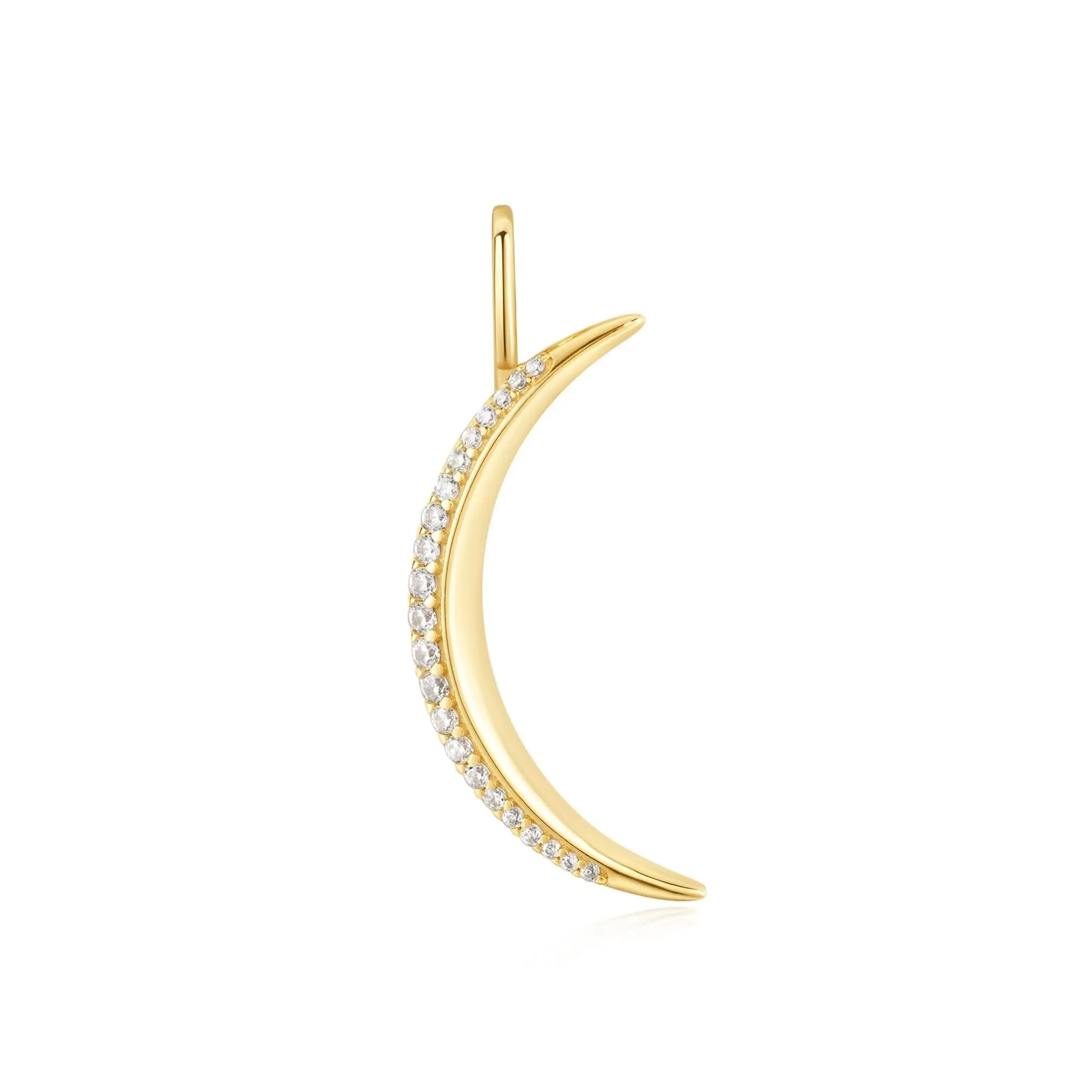 Ania Haie Gold Moon Pav Charm NC060-03G