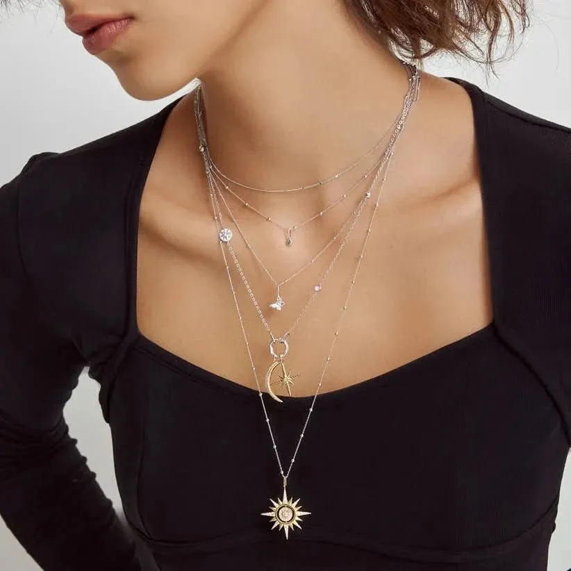 Ania Haie Gold Moon Pav Charm NC060-03G