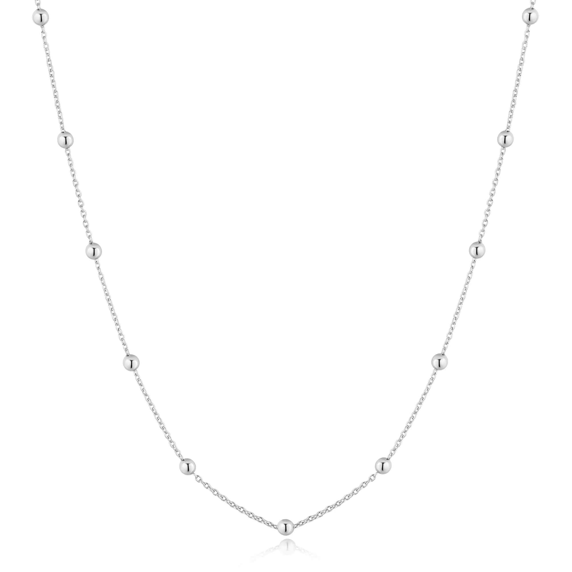 Ania Haie Silver Beaded Chain Necklace N060-02H