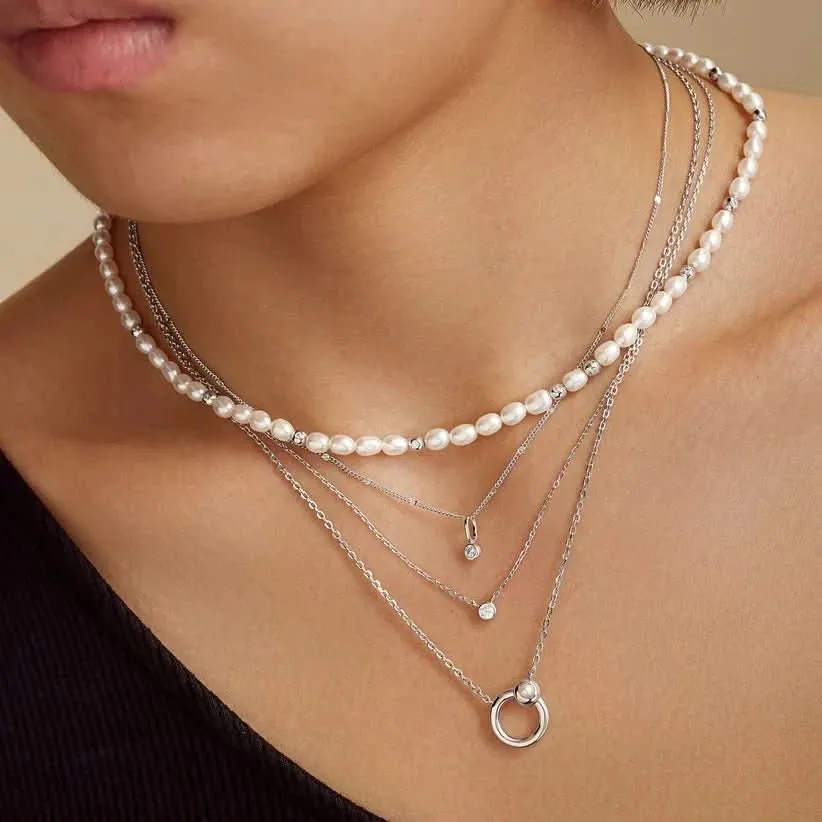 Ania Haie Silver Bezel Set Charm NC060-02H