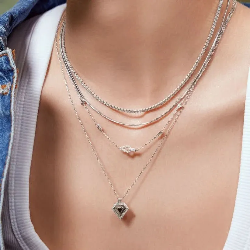 Ania Haie Silver Geometric Necklace N059-05H