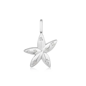 Ania Haie Silver Sparkle Flower Charm NC055-05H