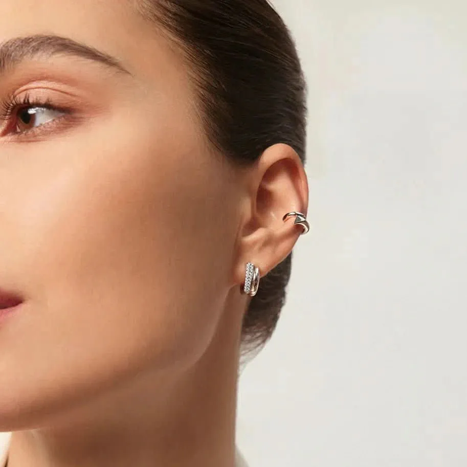 Ania Haie Silver Spike Wrap Ear Cuff E051-01H