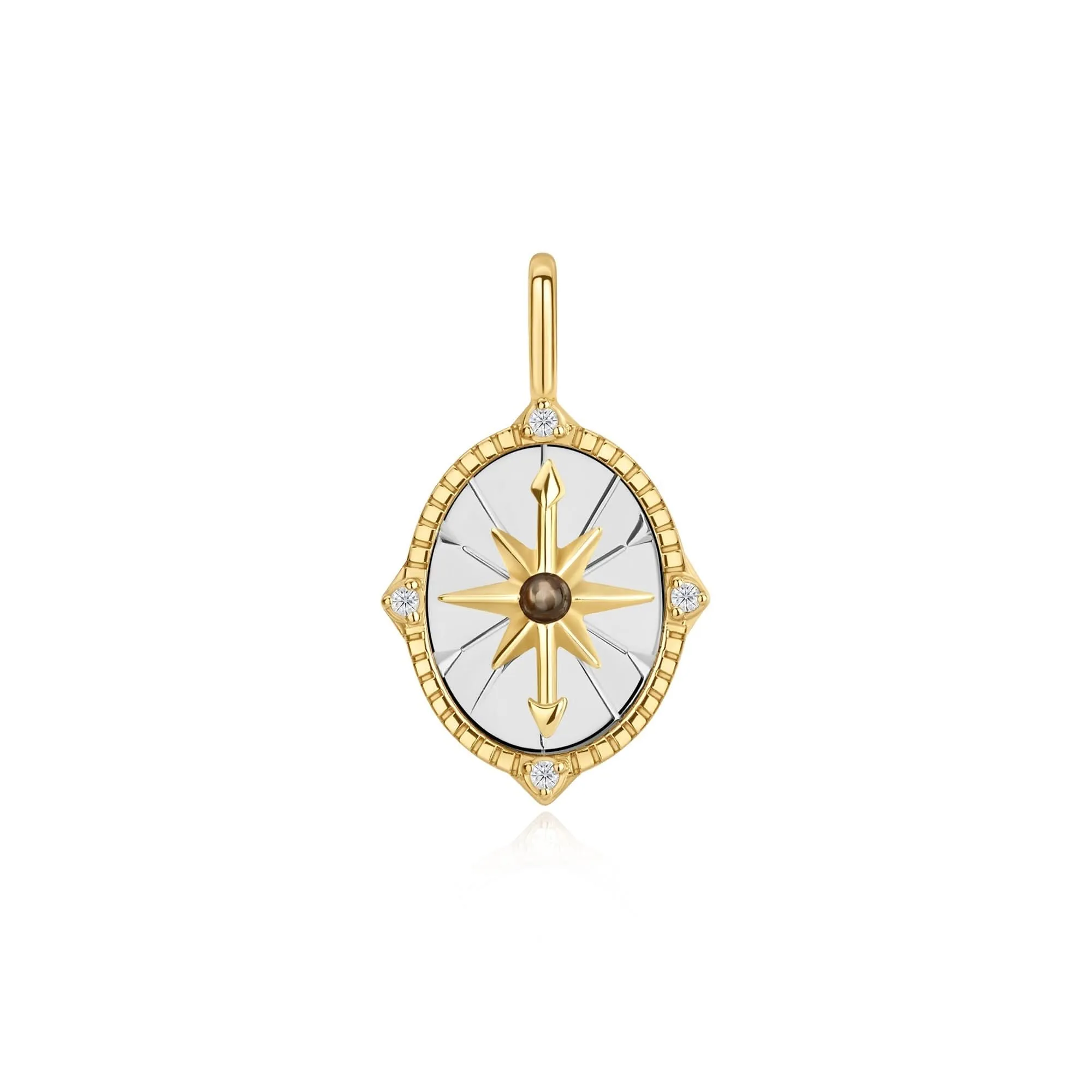 Ania Haie Two Tone Star Disc Charm NC060-20T