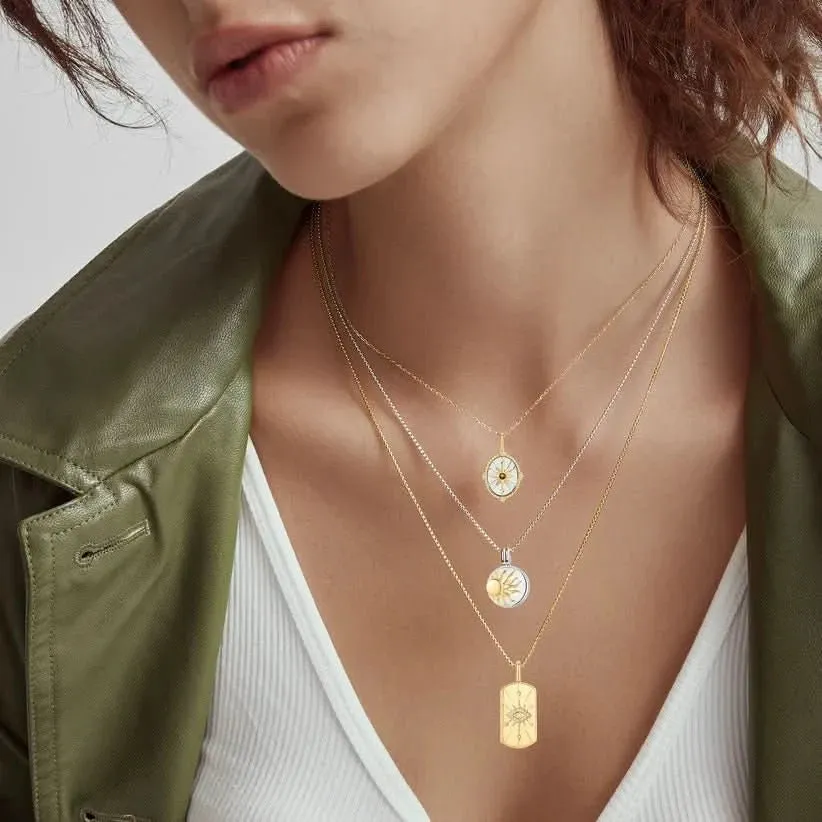 Ania Haie Two Tone Star Disc Charm NC060-20T