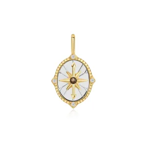 Ania Haie Two Tone Star Disc Charm NC060-20T