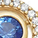 Astley Clarke Mini Icon Aura 14ct Yellow Gold Diamond Sapphire Bracelet