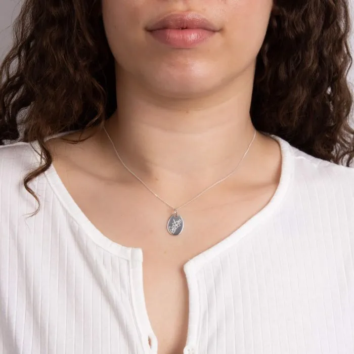 August Gladiolus Birth Blooms Pendant P5122