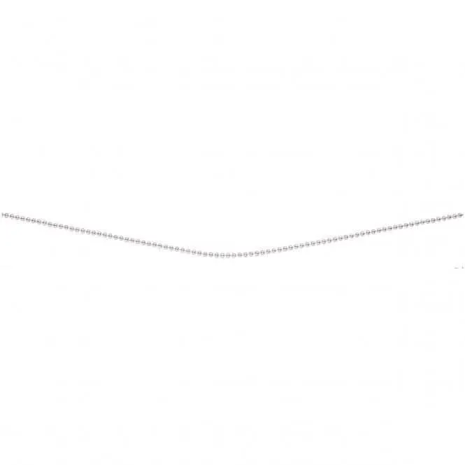 Beginnings Sterling Silver N346 2mm Ball 41cm Chain