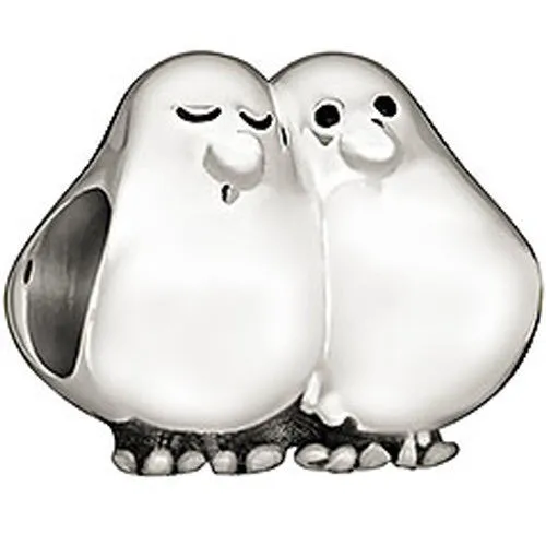 Chamilia Charm Love Birds Silver
