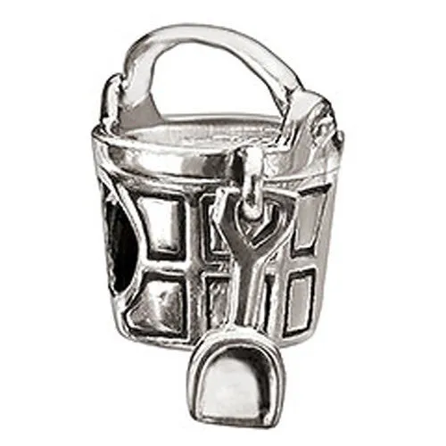 Chamilia Charm Pail & Shovel Silver
