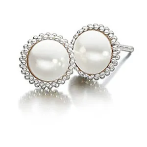 Chamilia Earrings Pearl Silver