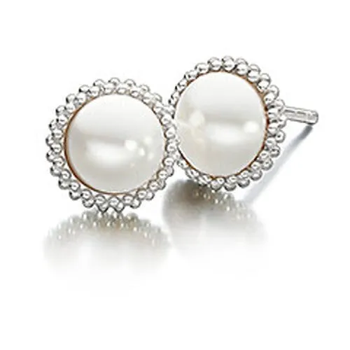 Chamilia Earrings Pearl Silver