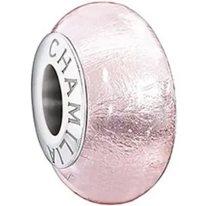 Chamilia Sterling Silver Murano Glass Blush Metallic Charm D