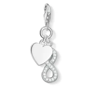 Charm Pendant "Heart With Infinity"