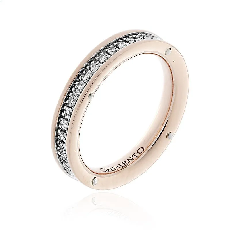 Chimento Aeternitas 18ct Rose Gold 0.31ct Diamond Full Eternity Ring