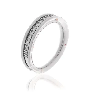 Chimento Aeternitas 18ct White Gold 0.22ct Diamond Half Eternity Ring
