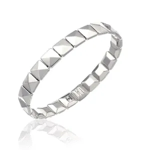 Chimento Armillas 18ct White Gold Pyramid Bangle