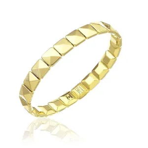 Chimento Armillas 18ct Yellow Gold Pyramid Bangle