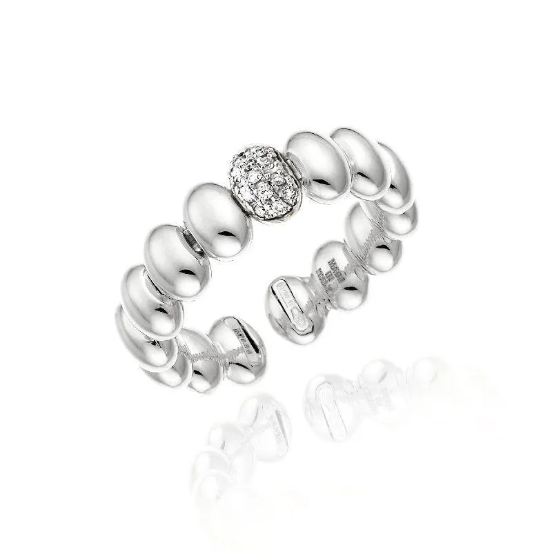 Chimento Armillas Acqua 18ct White Gold 0.07ct Diamond Ring